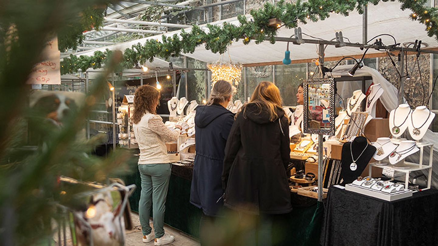 Wintermarkt bij Eudokiaplein